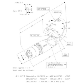 TOURING BOOSTER - NEXT GEN. , 5516  YAMAHA / YZ 250 F (CG33) / YZ 250 F / 2010 / OFFROAD / MX , 5516
