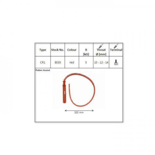 NGK Kabel mit Stecker Typ CR1 Racing rot 601001