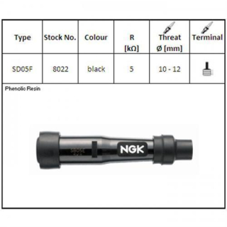 NGK Zündkerzenstecker SD05F 601020