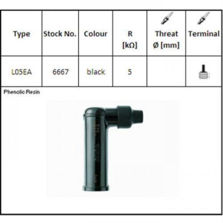 NGK Zündkerzenstecker L05EA SW 90° gewinkelt 601095