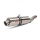 Auspuff STORM by MIVV ST. STEEL OVAL SLIP ON e APRILIA RSV 1000 98 03 TUONO Fighter 1000 0 74.A.001.LX1