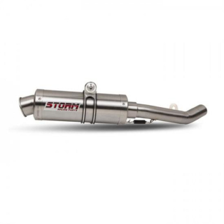Auspuff STORM by MIVV ST. STEEL GP SLIP ON e APRILIA RSV 1000 98 03 TUONO Fighter 1000 0 74.A.001.LXS