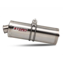 Auspuff STORM by MIVV ST. STEEL OVAL BOLT ON e KAWASAKI...