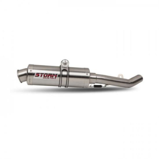 Auspuff STORM by MIVV ST. STEEL GP SLIP ON e KAWASAKI NINJA 250R 08 74.K.024.LXS