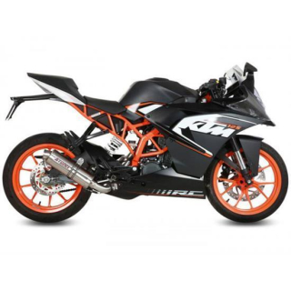Auspuff STORM by MIVV ST. STEEL GP 2 BOLT ON e KTM RC 125 	2014 2015 	e 74.KT.016.LXS
