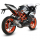 Auspuff STORM by MIVV ST. STEEL GP 2 BOLT ON e KTM RC 125 	2014 2015 	e 74.KT.016.LXS