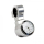Lenkeruhr Quartz 7 8 Zoll + 1 Zoll Alu silber Wasser Vibrations geprüft 740005