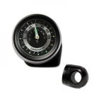 Lenker Thermometer 7 8 + 1 Zoll schwarz Ø 40mm...
