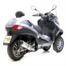 Auspuff LeoVince SBK LV ONE MP3 400 08 10ev.IN. Bj. 07 12...