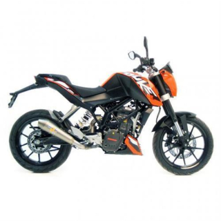 Auspuff SBK GPstyle KTM DUKE 125 ev. LeoVince SBK Slip On GP Style Evo2 Edelstahl 8566