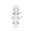 Rillenkugellager | 6037 |  z.B. Honda SH300i , 860043...