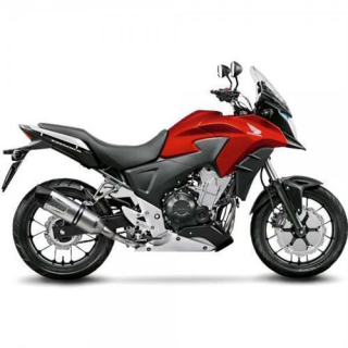 Auspuff SBK LV ONE CBR 500 R ev. INOX LeoVince SBK Slip On Edelstahl EG ABE 8757E