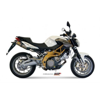 Auspuff MIVV SUONO ST. STEEL carbon caps 2 SLIP ON e APRILIA SHIVER 750 08 A.006.L7