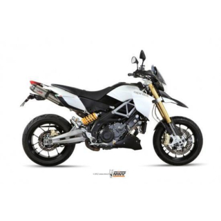 Auspuff MIVV SUONO ST. STEEL carbon caps 2 SLIP ON e APRILIA DORSODURO 750 08 A.007.L7