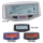 Acewell Digitalinstrument schwarz Tachometer Tacho Drehzahlmesser Uhr Tankanzeige blaue Bel. ACE 1500S