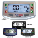 Acewell Digitalinstrument silber Tacho Tank Uhr...