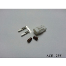 Acewell Wasserdichter 2er Stecker ACEWELL weiblich weiss...