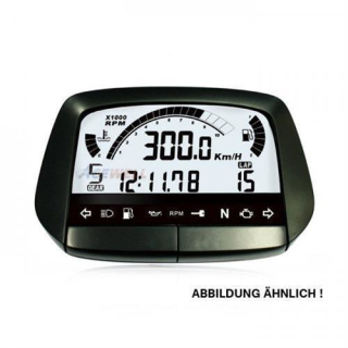 Acewell Digitalinstrument schwarz YFM660 700 Tacho Drehzahlmesser Temperatur Gang Tankanzeige ACE 5855 Y HB