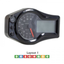 Acewell Digitalinstrument schwarz LO1 Tachometer Tacho...