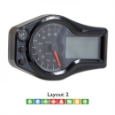 Acewell Digitalinstrument schwarz LO2 Tachometer Tacho...