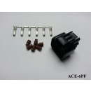Acewell Wasserdichter 6er Stecker ACEWELL weiblich schw....
