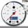 Acewell Digitalinstrument mit Zeiger für Drehzahlmesser 6000rpm GH chrom ZB weiß ACE CA085351ACW