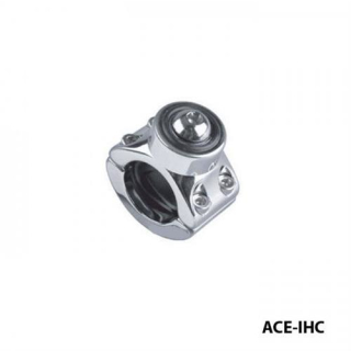 Acewell,Instrumentenhalter 22mm + 25,4mm, chrom, Zentralschraube M8 (Preiserhöhung 12/15), ACE-IHC