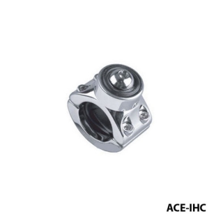 Instrumentenhalter 22mm + 25,4mm | chrom , ACE-IHC  HUSQVARNA / TE 450 (H802BC) / TE 450 / 2005 / OFFROAD / ENDURO , ACE-IHC