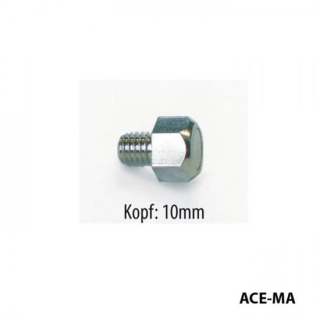 Acewell,Bremsscheibenschrauben mit Magnet M6 x 1 x 7 mm, Kopf 10mm, ACE-MA
