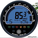 Acewell Digitalinstrument chrom Tacho Drehzahlmesser...