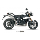 Auspuff MIVV GHIBLI ST. STEEL 2 SLIP ON e * SPORT TRIUMPH...