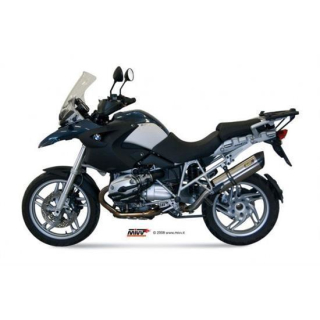 Auspuff MIVV SUONO ST. STEEL carbon caps SLIP ON e * BMW R 1200 GS 04 07 B.002.L7