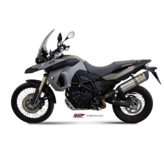 Auspuff MIVV SUONO ST. STEEL carbon caps SLIP ON e * BMW F 650 800 GS 08 B.007.L7