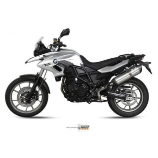 Auspuff MIVV SUONO ST. STEEL carbon caps SLIP ON e * BMW F 700 GS 12 B.014.L7
