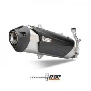 Auspuff MIVV ST. STEEL Full sys. 1x1 e kat URBAN SUZUKI BURGMAN 250 400 03 06 C.SU.0009.K