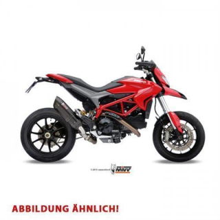 Auspuff MIVV SUONO STEEL BLACK SLIP ON e * SPORT DUCATI HYPERMOTARD 821 13 D.029.L9