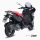 Auspuff MIVV STRONGER STEEL BLACK Full sys. 1x1 e SP GILERA NEXUS 300 08 G.004.LBSC