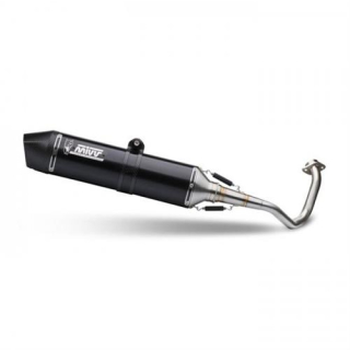 Auspuff MIVV STRONGER STEEL BLACK Full sys. 1x1 e SP HONDA SH 300 07 H.049.LBSC