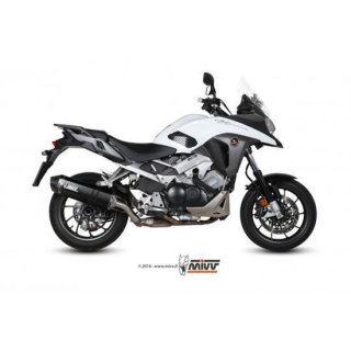 Auspuff MIVV SPEED EDGE STEEL BLACK SLIP ON e * SPO HONDA CROSSRUNNER 15 H.058.LRB