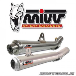 Auspuff MIVV X cone ST. STEEL SLIP ON e SPORT KAWASAKI Z 750 04 06 K.011.LC3