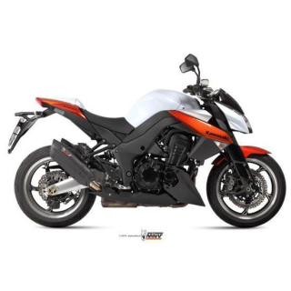 Auspuff MIVV SUONO STEEL BLACK 2 SLIP ON e * SPORT KAWASAKI Z 1000 10 13 K.025.L9