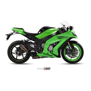 Auspuff MIVV DOUBLE GUN FULL TITANIUM SLIP ON e * S KAWASAKI ZX 10 R 11 K.026.LDG
