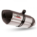 Auspuff MIVV SUONO ST. STEEL carbon caps SLIP ON e S...