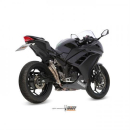 Auspuff MIVV DOUBLE GUN FULL TITANIUM SLIP ON e * S KAWASAKI NINJA 300 13 K.038.SDG