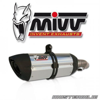 Auspuff MIVV SUONO ST. STEEL carbon caps 2 SLIP ON e KTM 990 SUPERDUKE 05 KT.002.L7
