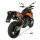 Auspuff MIVV SUONO ST. STEEL carbon caps 2 BOLT ON e KTM LC8 950 SUPERMOTO R 05 06 990 SUPERMOTO KT.005.L7