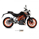 Auspuff MIVV GP STEEL BLACK Full sys. 1x1 e SPORT KTM 390...