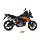 Auspuff MIVV SUONO ST. STEEL carbon caps 2 SLIP ON e KTM...