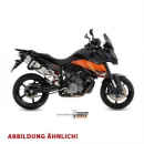 Auspuff MIVV SUONO STEEL BLACK 2 SLIP ON e SPORT KTM 990...