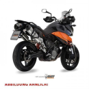 Auspuff MIVV SUONO STEEL BLACK 2 SLIP ON e SPORT KTM 990...